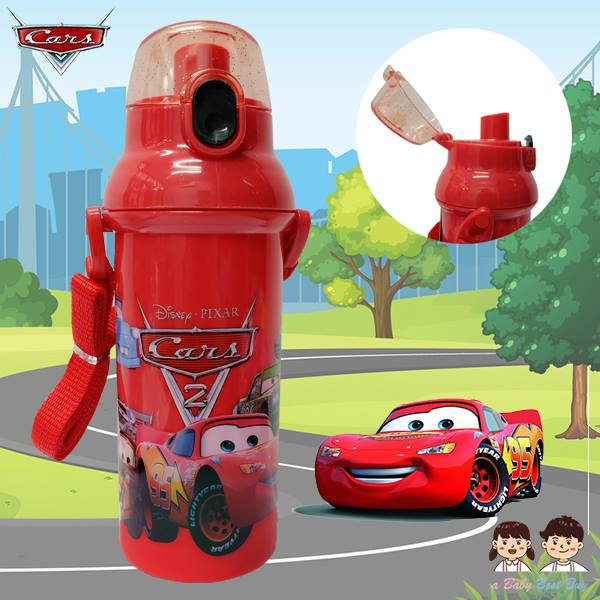 ฮ Disney Lightning McQueen กระติกน้ำลาย รถแมคควีน ขนาด 450 ML.สุดเท่ห์