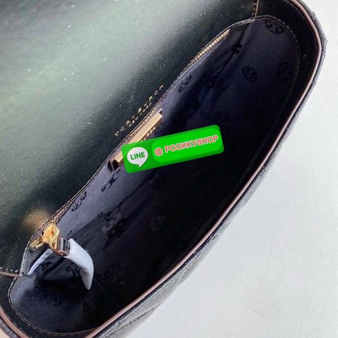 🖤 Tory Burch Willa Mini Top Handle Bag💚 • กระเป๋าหนังแท้เย็บลาย Diamond Quilt พร้อมโลโก้ Tory Burch สีทองกลางใบ • ทรง Mini Top Handle ถือได้ สะพายได้ สายโซ่ทองถอดได้ ปรับเป็น crossbody ได้สบาย