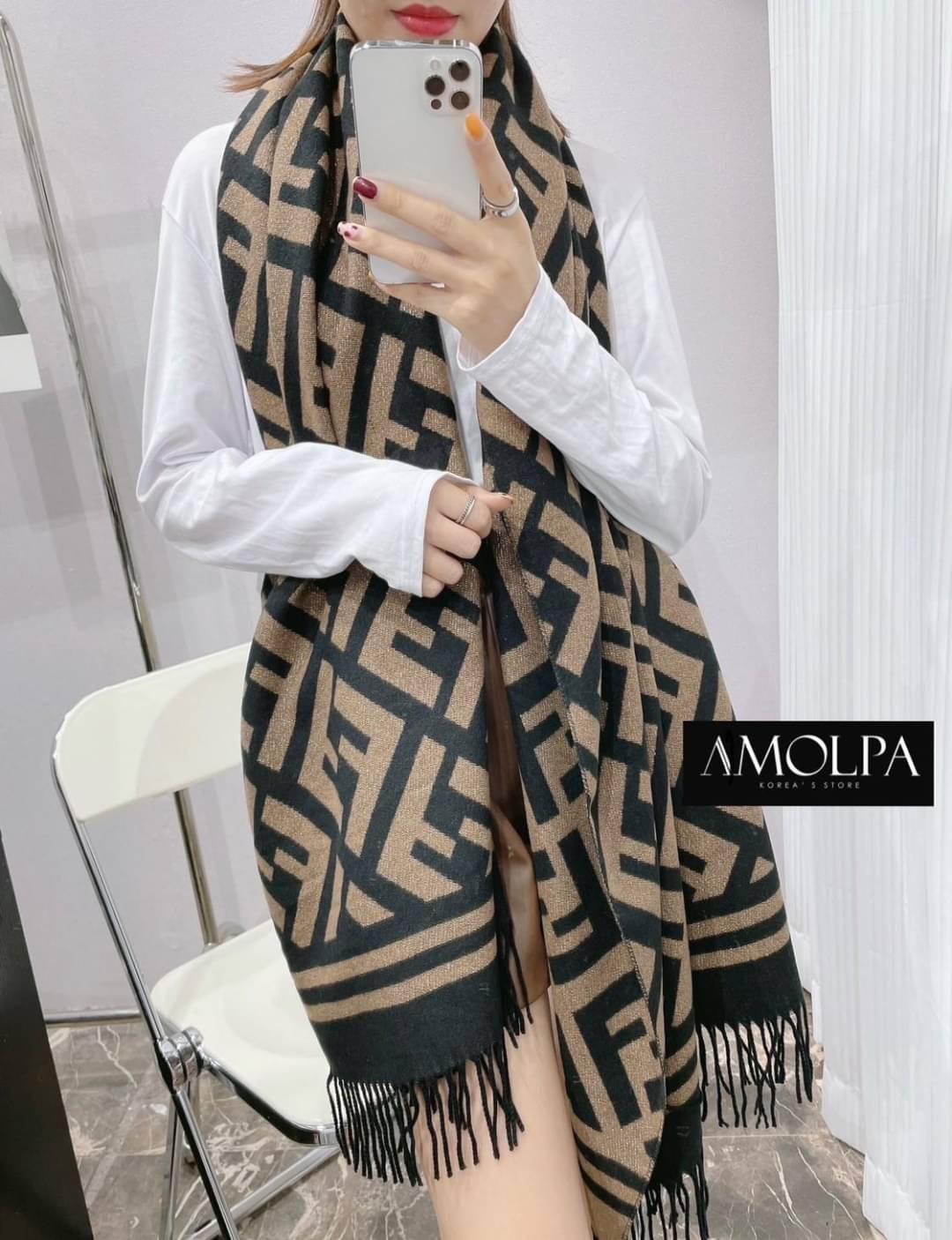 ผ้าพันคอ FF ผ้าหนานุ่มแน่นๆ เนื้องานละเอียด เกรดพรีเมียม ค่า ห้ามพลาดเลยน๊า NO BOX