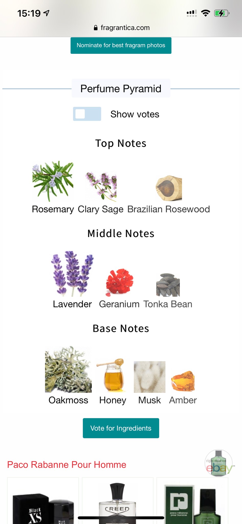 น้ำหอม Paco Rabanne Pour Homme EDT 100 ml.(มีกล่อง)