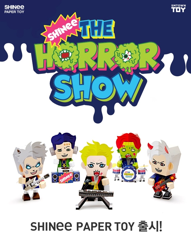 SHINEE PAPER TOY - THE HORROR SHOW (ระบุ VERSION ที่ต้องการด้วยคะ)