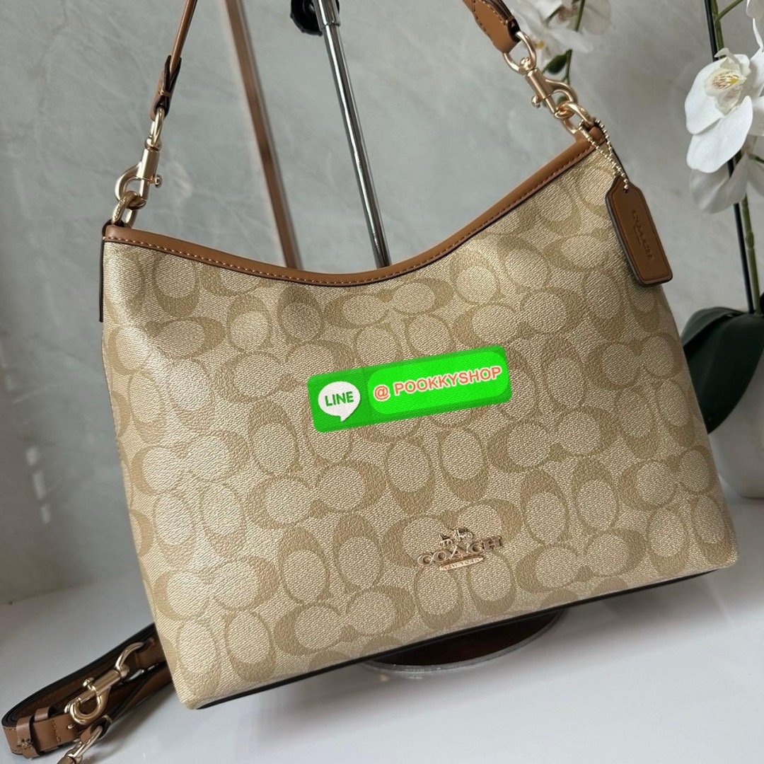 Coach Laurel Shoulder Bag Black CR148 🔖กระเป๋าสะพายข้าง/ไหล่ ทรง hobo สวยทันสมัยไม่มีเอาท์ 🔖วัสดุ : pebble leather 🔖เปิด - ปิด แบบซิปบน ภายในช่องโล่งกว้าง มีช่องรับแยกสองช่องมีซิปหนึ่งช่อง จุของได้เยอะ