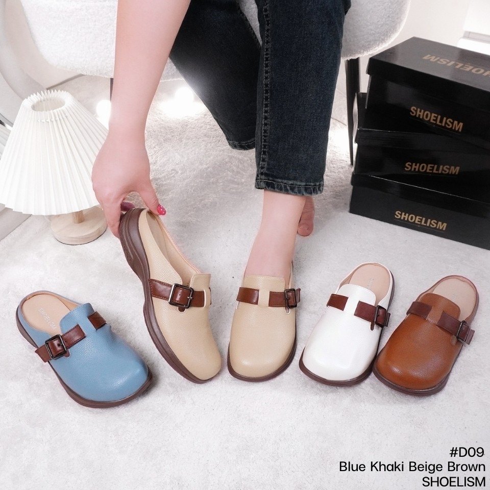 💗💗 พร้อมส่งจ้า 💗💗 คู่เดียวเอาอยู่ทุกสไตล์! รองเท้าเปิดส้น ทรงแมรี่เจนยอดฮิต จะไปทำงาน ช้อปปิ้ง หรือคาเฟ่ ก็ใส่ได้หมด ความนุ่มสบายสไตล์ SHOELISM คอมพลีทลุคให้ปังได้ทุกวัน