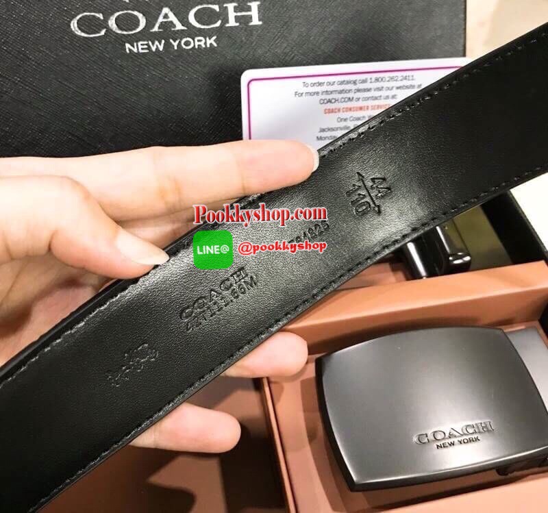 ห้ามพลาดเซทสุดคุ้ม ซื้อ1ได้ถึง2! NEW ARRIVAL! COACH BELT VALUE PACK BOX SET เซทเข็มขัด 2in1 Limited Edition จาก Coachในเซทมีหัวเข็มขัด2แบบ2สไตล์สวยน่าใช้ สายเข็มขัดสามารถกลับด้านใช้ได้2ด้านมี2ลายให้หนุ่มๆสลับใช้ได้ถึง4แบบในเซทเดียวไม่จำเจ สายเข็มขัดปรับระ