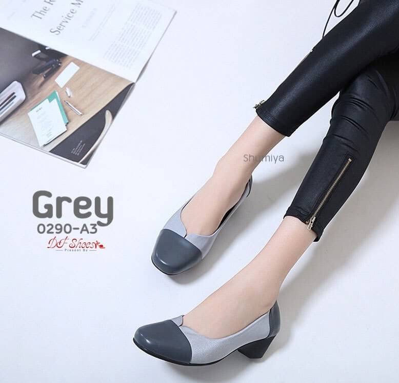 สินค้าพร้อมส่ง รองเท้าคัชชูส้นสูง วัสดุหนังPUบุผ้า พื้นบุนุ่ม ใส่สบายมาก รับน้ำหนักดี งานสวย สุภาพ ใส่ได้ทุกโอกาส ห้ามพลาดจัดเลยค่ะ