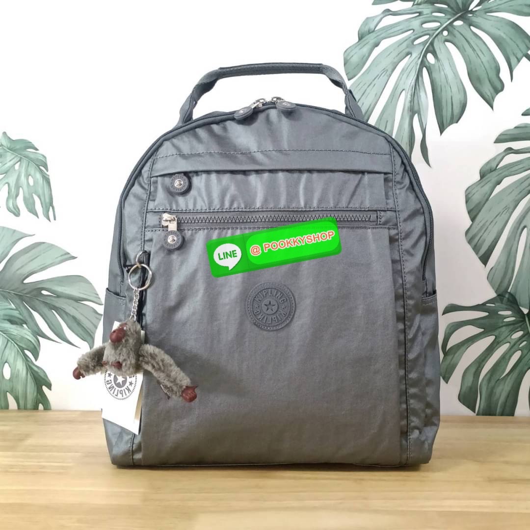 KIPLING Micah BACKPACK กระเป๋าเป้สะพายหลังขนาดใหญ่ จุของได้เยอะมาก Collection ใหม่ล่าสุดจาก KIPLING วัสดุ Nylon+polyester สามารถเป็นได้ทั้งกระเป๋าไปเรียน หรือ ท่องเที่ยวได้