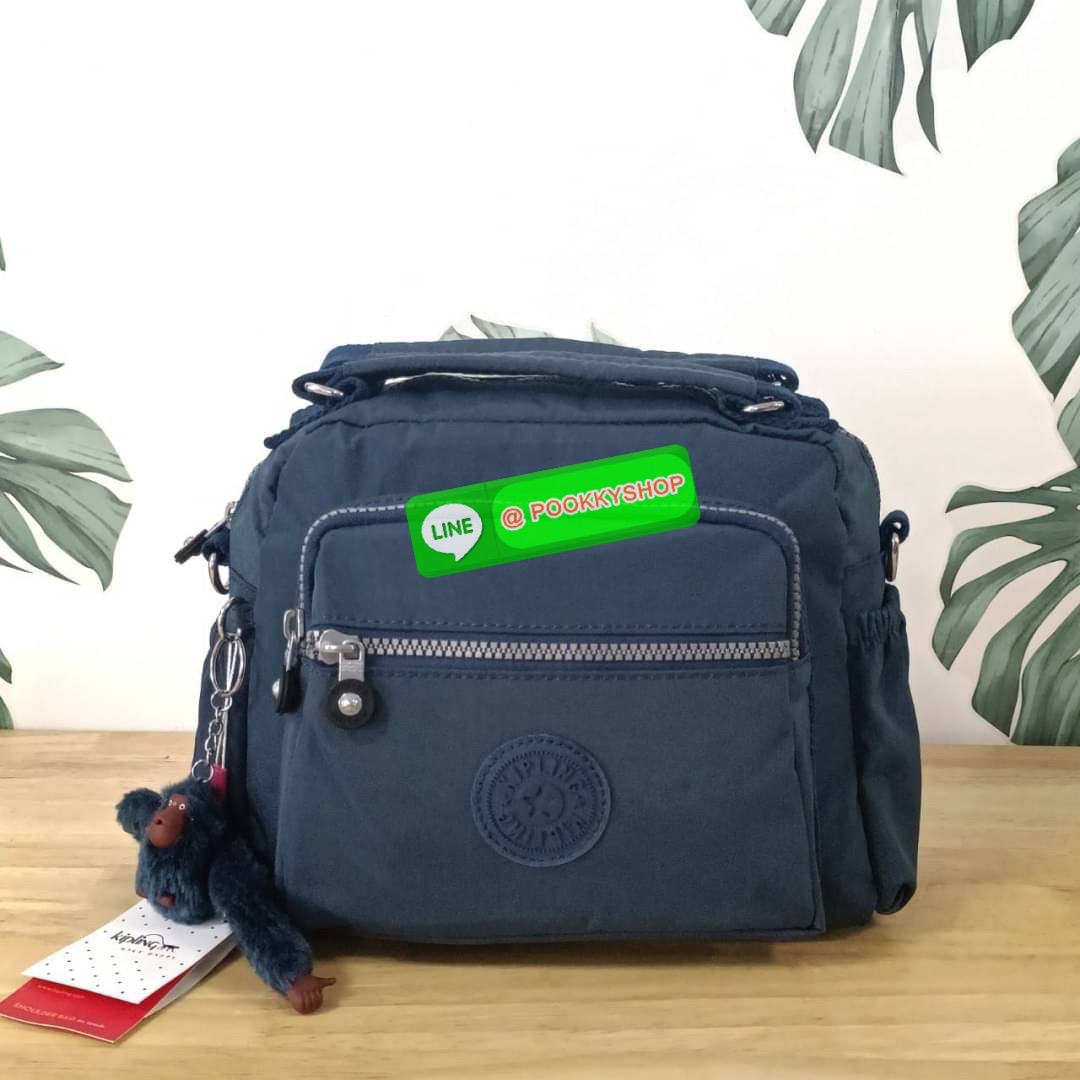 KIPLING Square Handbag & Shoulder bag กระเป๋าถือหรือสะพายข้าง ขนาดกลาง วัสดุ Polyester 100%