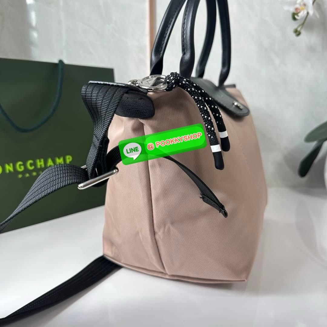 LONGCHAMP LE PLIAGE ENERGY MEDIUM HANDBAG 🔖กระเป๋าสะพายไหล่/ถือ คอลเลคชั่นใหม่สไตล์เรียบหรู ขนาดกลางจุของได้เยอะ