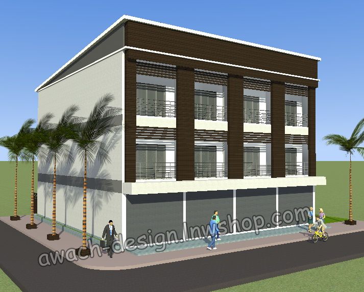 J301 อาคารพาณิชย์ 3 ชั้น 3 ห้องนอน 3 ห้องน้ำ