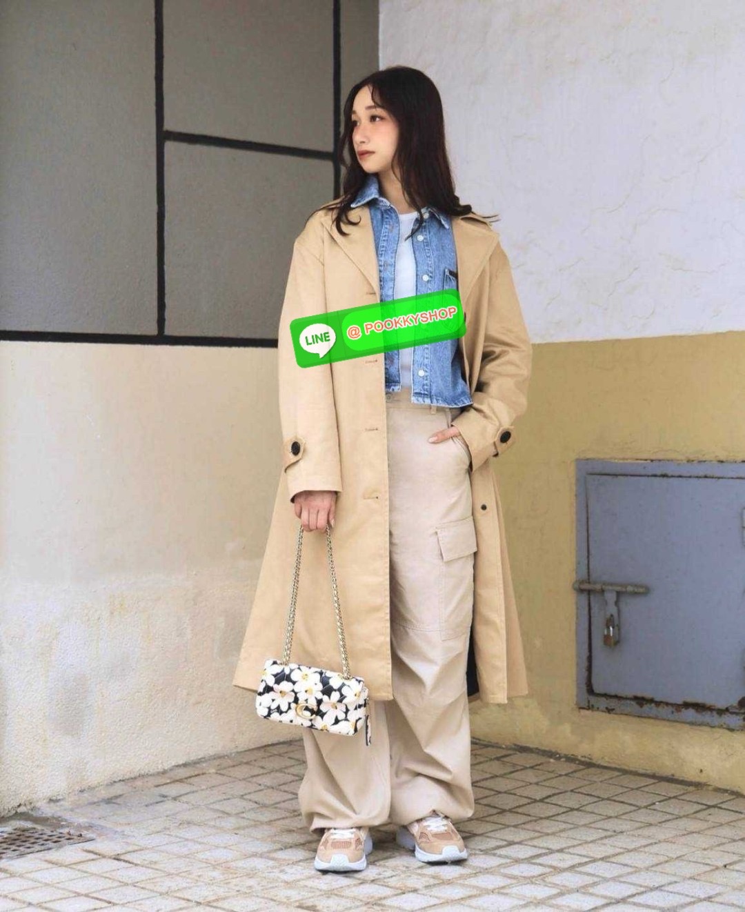 COACH CR702 TABBY SHOULDER BAG 20 WITH QUILTING AND FLORAL PRINT 🔆 Details ไอเท็มใหม่ สวยเกินเรื่องไปมาก! ดีไซน์ลวดลายดอกไม้สดใสตัดกับโทนสีคลาสสิคได้อย่างลงตัว