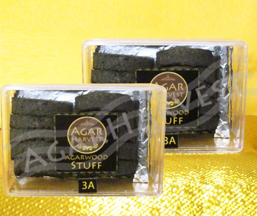 AgarHarvest ไม้หอม อโรม่า ไม้หอมมงคล ปรับอากาศ ไม้กฤษณา แท้ ไม้กฤษณาอัดก้อน Agarwood Stuff / Bakhoor (3A Premium Grade) 48gm