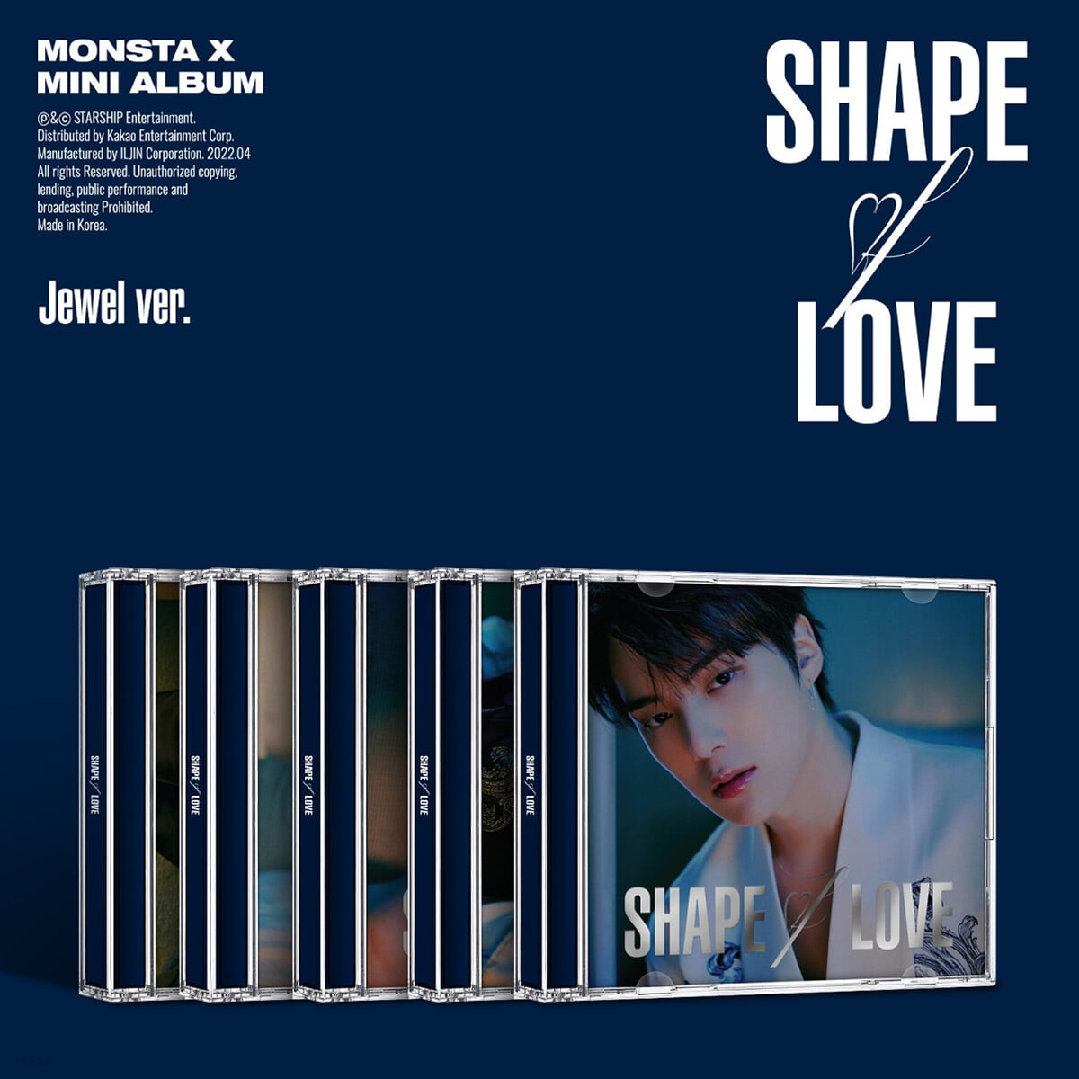 [Jewel Ver] MONSTA X 11th Mini Album - SHAPE of LOVE (Random Ver.)