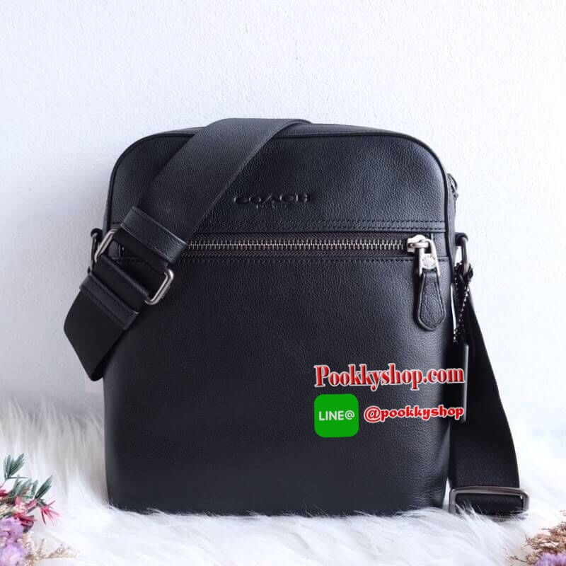 🌼พร้อมส่ง🌼 กระเป๋าผู้ชาย Coach F68014 Houston flight bag