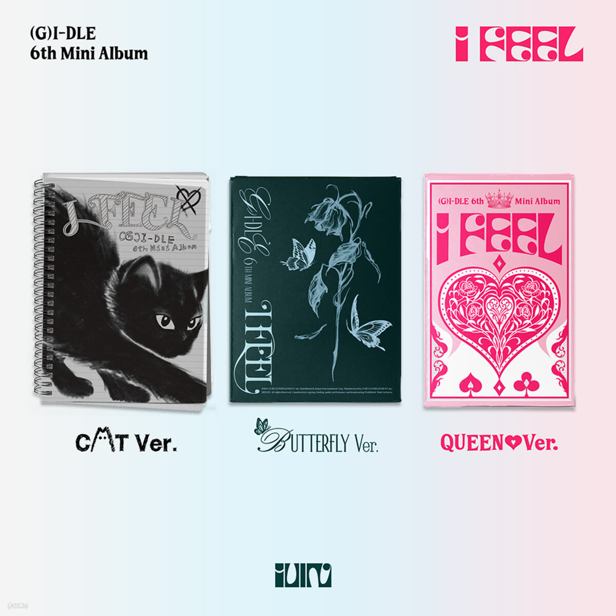 (G)I-DLE 6th Mini Album - I feel (Standard Ver.) ระบะเวอร์ชั่น ตรงหมายเหตุ