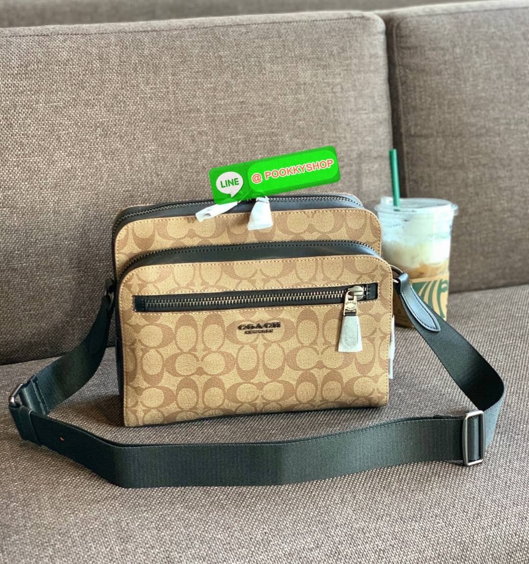 COACH WEST CAMERA BAG IN SIGNATURE ((91485)) ðšāļāļĨāļąāļāļĄāļēāļāļēāļĄāļāļģāđāļĢāļĩāļĒāļāļĢāđāļāļāļāđāļēāļē! āļāļĢāļ°āđāļāđāļēāļŠāļ°āļāļēāļĒāļāļđāđāļāļēāļĒ((āļāļđāđāļŦāļāļīāļāļāđāđāļāđāļŠāļ§āļĒāļāļĩāđāļāļĩāļĒāļ§āļāđāļ°ð)) āļŦāļāļąāļāđāļāđ āđāļĨāļ°āļŦāļāļąāļCanvasāļŠāļ§āļĒāļāđāļ° āļĄāļĩāļāđāļāļāļāļīāļāļŦāļāđāļē//āļāđāļāļāļāļīāļāļāļĨāļēāļāļāļ§āđāļēāļ//āļāđāļāļāļŦāļĨāļąāļāđāļāļāļāļīāļāļāļđāđ āđāļŠāđāļŠāļąāļĄāļ āļēāļĢāļ°āđāļāļāļĢāļ°āļāļģāļ§āļąāļāđāļāđāđāļĒāļāļ°;āļāļĢāđāļāļĄāļāđāļāļāđāļĨ