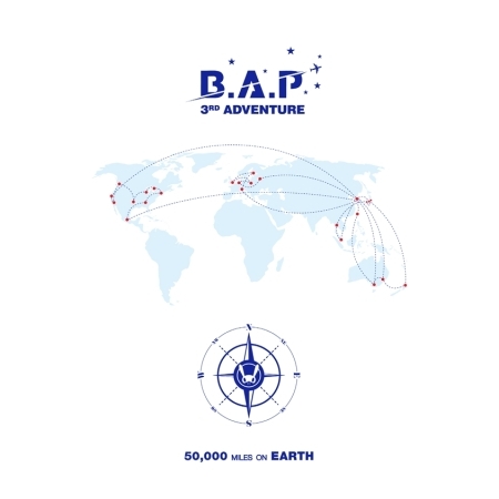 B.A.P 3RD ADVENTURE PHOTOBOOK - 50,000 MILES ON EARTH