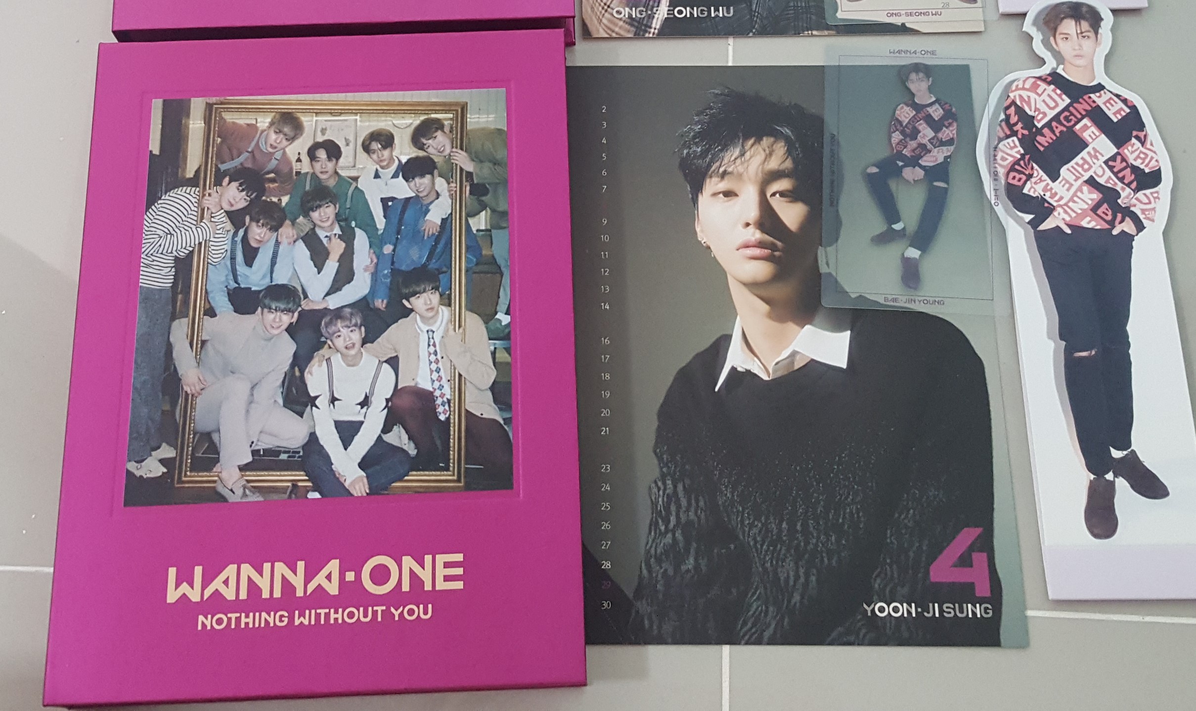 [พร้อมส่ง] บั้มแกะ จินยอง จีซอง WANNA ONE [1-1=0 (NOTHING WITHOUT YOU)] ONE VER.