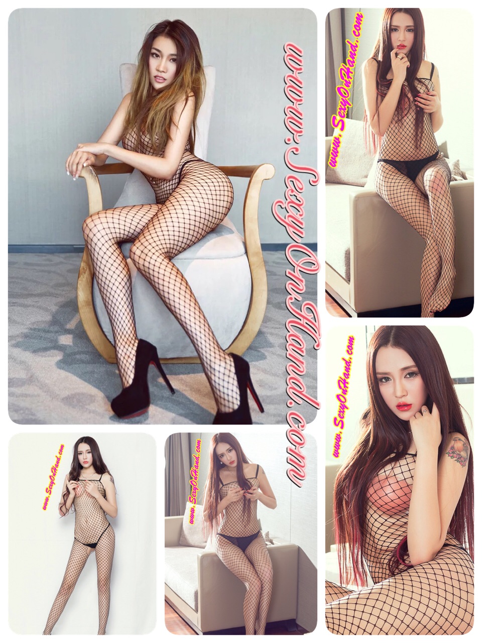 ชุดนอนตาข่าย สายเดี่ยว สีดำ เซ็กซี่ เปรี้ยวเข็ดฟัน แบบสุดๆ เลยจ้า สำเนา