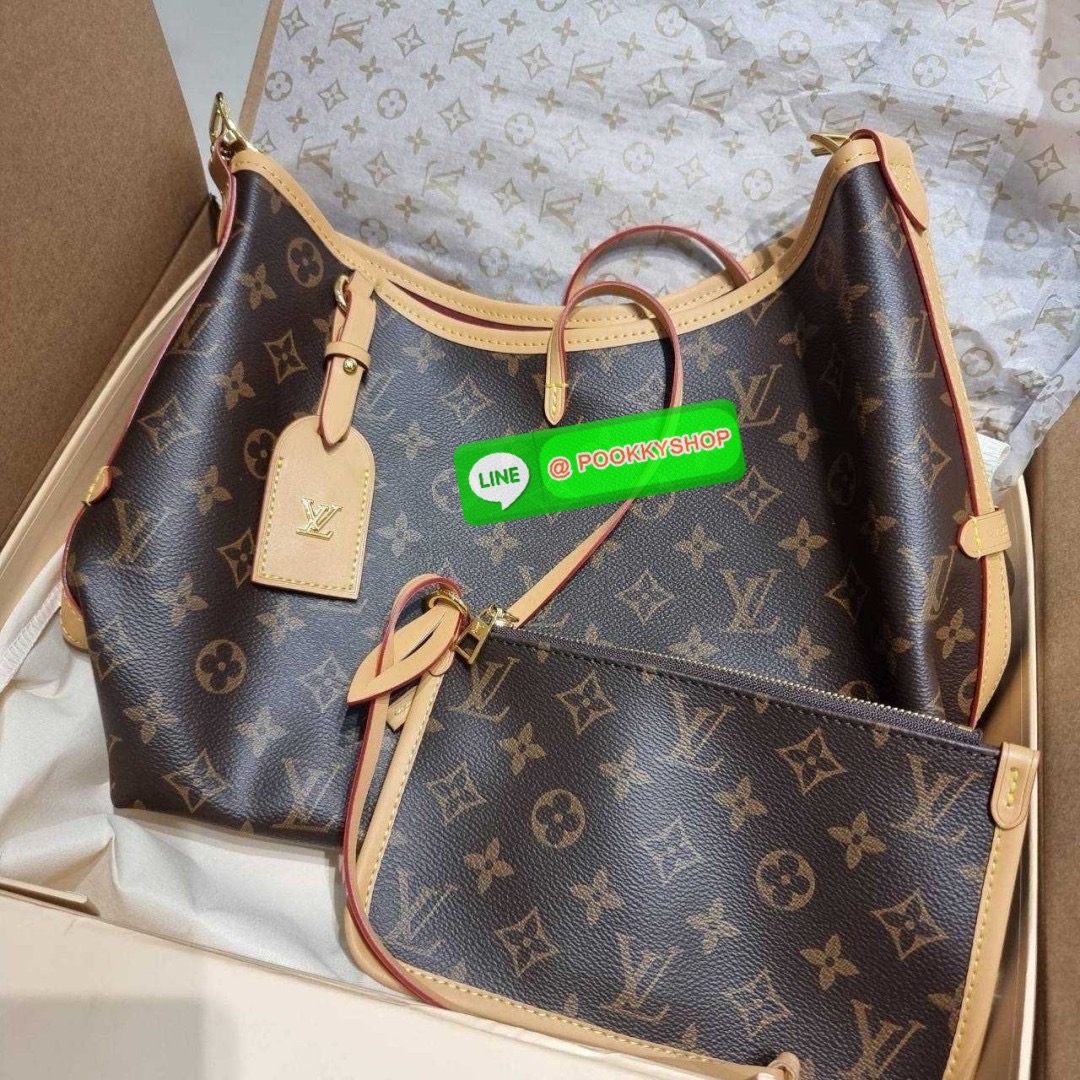 LV CARRYALL BAG 🔆 Details ใหม่ล่าสุด รุ่นลิมิเต็ดที่สาวๆตามหา จากเคาน์เตอร์ dutyfree กระเป๋าสะพายไหล่ทรงสวย ดีไซน์เรียบง่ายคลาสสิค หรู ดูผู้ดี รูปทรงใช้งานง่าย มาพร้อมใบลูก ไว้เก็บของจุกจิก ปากกระเป๋ามีสายหนังผูกกันของหล่นได้และยังมีกระดุมแม่เหล็ก