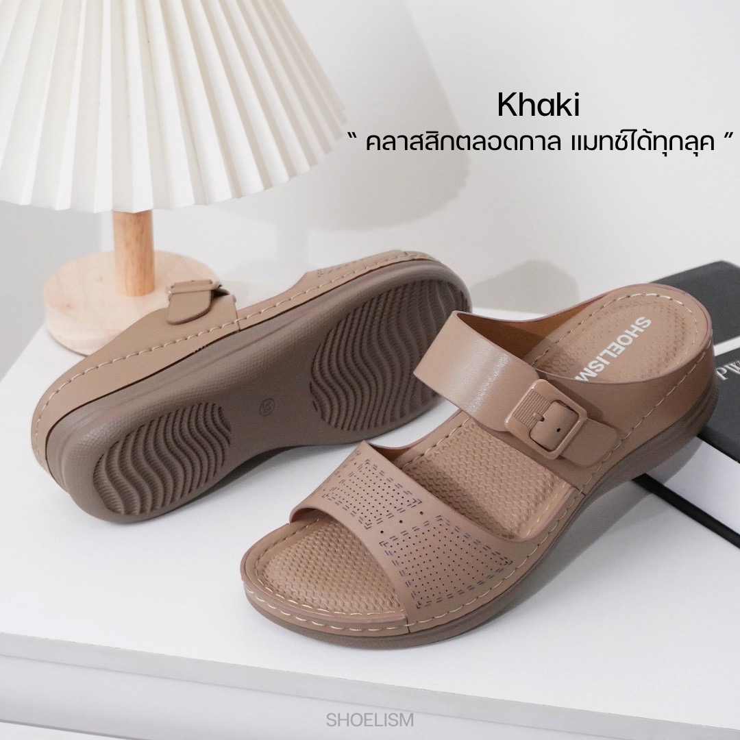 ไม่ต้องแต่งเยอะ แค่ใส่คู่นี้ลุคก็ดูเป๊ะ! รองเท้าสุขภาพ รองรับแรงกระแทกดีมาก เท้าไม่ล้า ส้นสูงกำลังดีน้ำหนักเบา เหมาะกับทุกกิจกรรม คู่นี้คือผู้ช่วยดีๆ ต้องมีติดตู้ไว้เลย