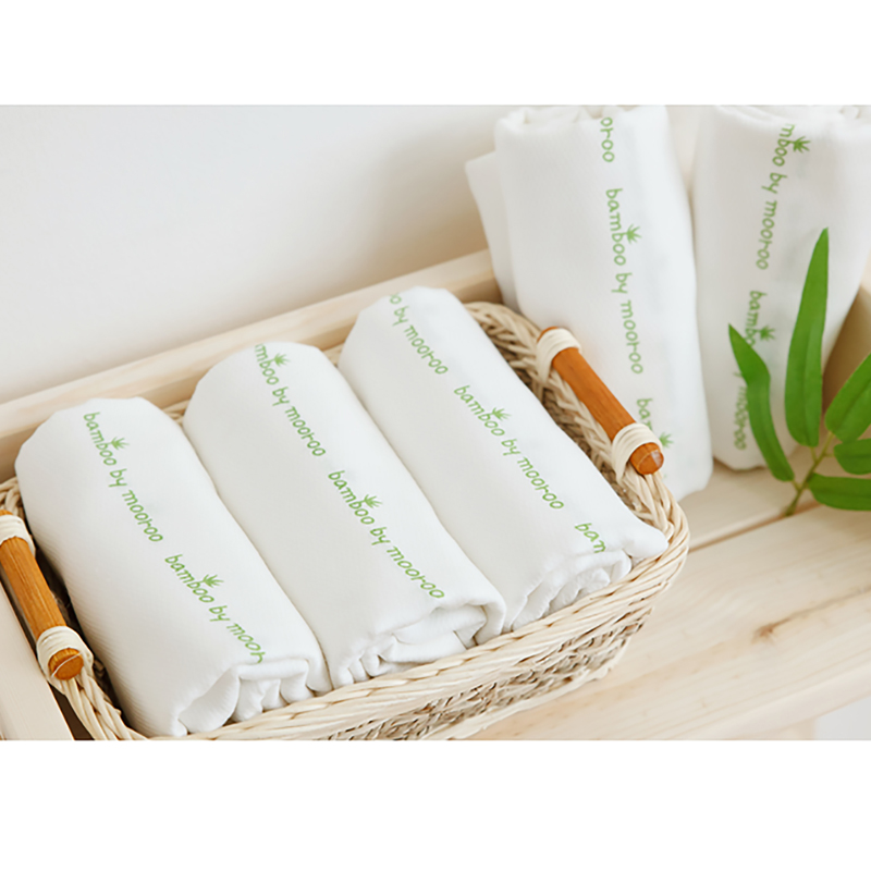 Mooroo ผ้าอ้อม มัสลินแบมบูเยื่อไผ่