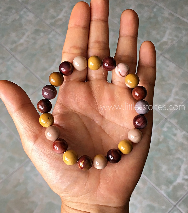 ++ Mookaite - มูไคท์ เม็ดกลมขนาดประมาณ 10 mm ++