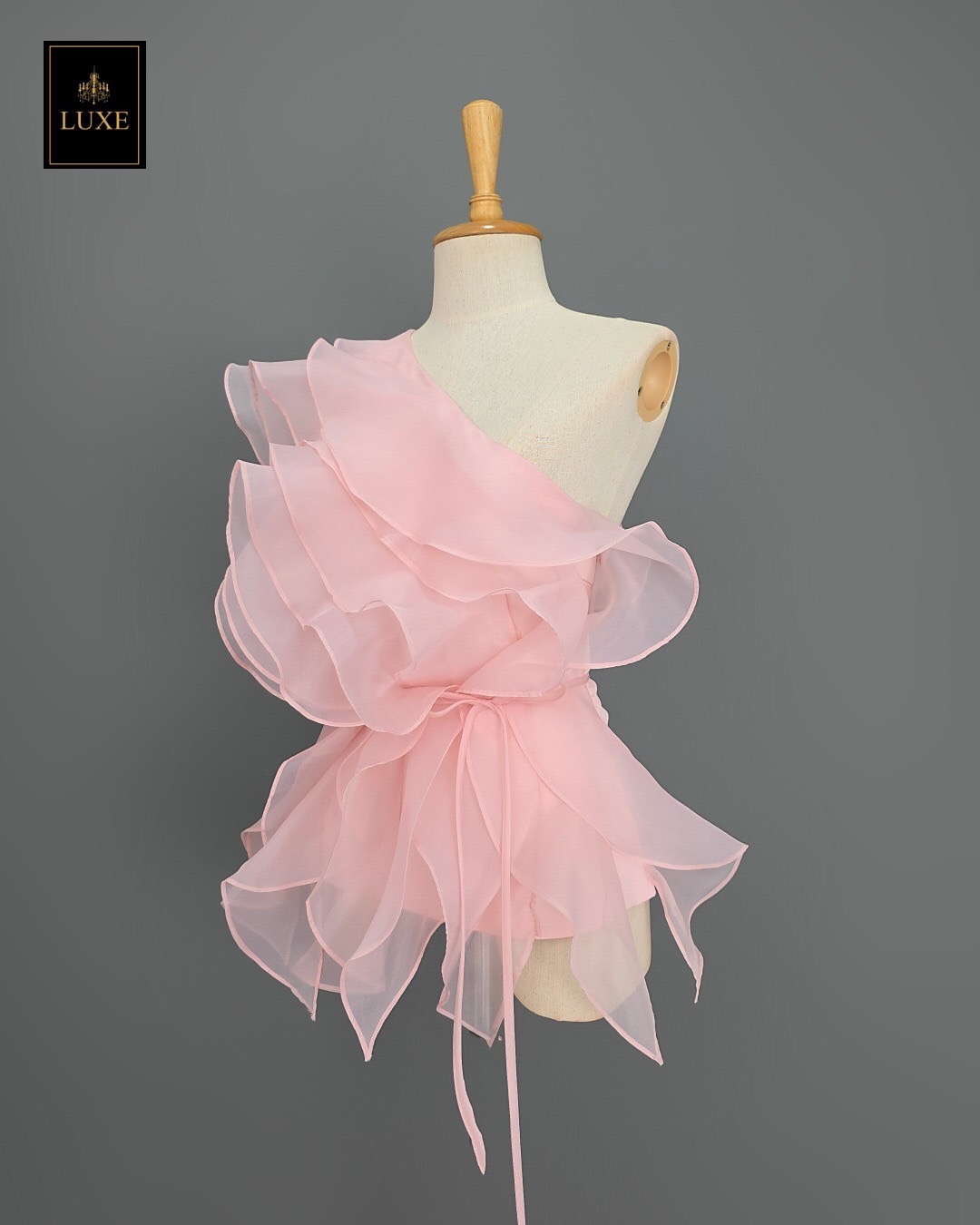 เสื้อแฟชั่น เสื้อแขนกุดไหล่เดียว