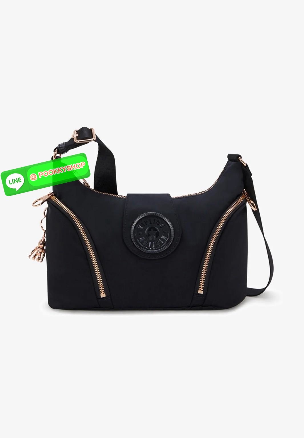 Kipling Syro Shoulder bag กระเป๋าในสไตล์มินิมอล แต่สามารถใส่สิ่งของได้ครบครัน มีทั้งช่องซิปภายในและนอก น้ำหนักเบา มีสายสะพายครอสบอดี้ได้