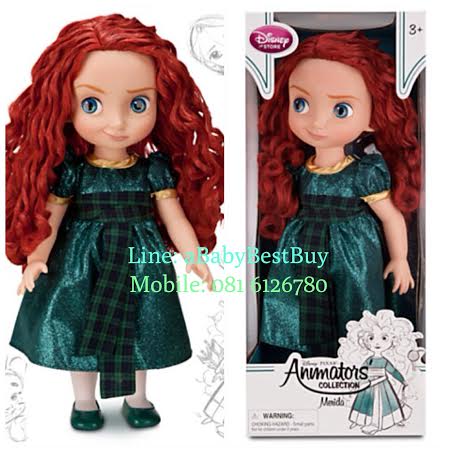 z Disney Pixar Brave Movie Exclusive 16 in Toddler Doll Merida - 16'' รุ่นใหม่(พร้อมส่ง) ตุ๊กตาดีสนีย์ แอนิเมเตอร์ เจ้าหญิงเมอริด้า เจ้าหญิงเบรฟ รุ่นใหม่ รุ่น2 (รุ่นสอง)