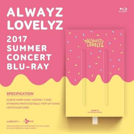 LOVELYZ 1ST DVD - 2017 SUMMER CONCERT ALWAYZ BLU RAY(2 DISC)