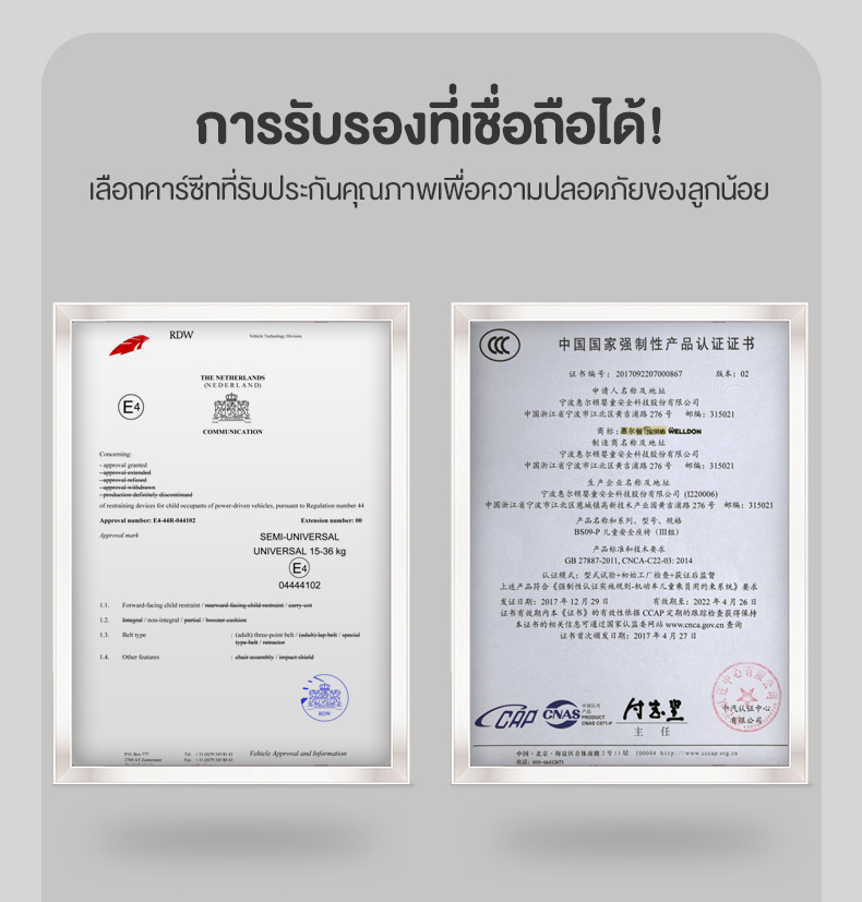 Welldon รุ่น SKY LINE (3 - 12 ปี)