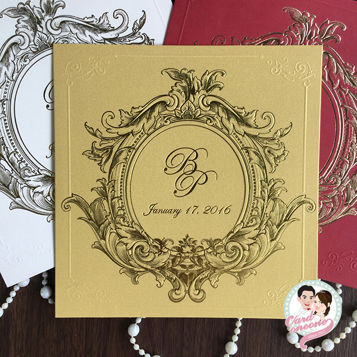 การ์ดแต่งงานพรีเมี่ยม คลาสสิค