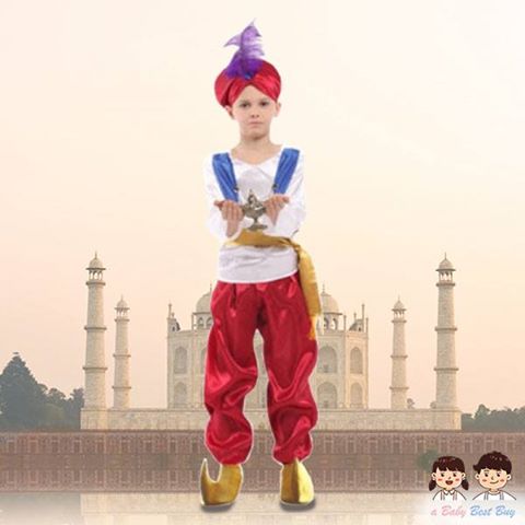ฮ #BF0006 ชุดแฟนซี Aladdin Prince เจ้าชาย อาลาดิน ชุดคอสเพลย์ พระราชาเสมือนจริง (สำหรับเด็กอายุ 4-12 ปี)