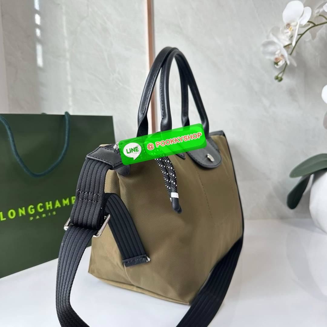 LONGCHAMP LE PLIAGE ENERGY MEDIUM HANDBAG 🔖กระเป๋าสะพายไหล่/ถือ คอลเลคชั่นใหม่สไตล์เรียบหรู ขนาดกลางจุของได้เยอะ
