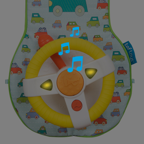 Taf Toys car wheel toy พวงมาลัยขับรถ ของเล่นในรถ อุปกรณ์ช่วยนั่งcarseat