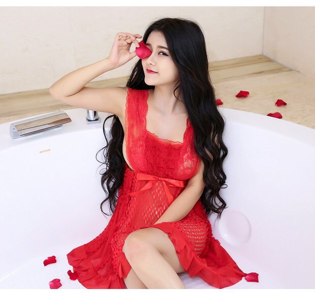 ชุดนอนเซ็กซี่ซีทรู สีดำ สวย เซ็กซี่ แซ่บซีดมากๆเลยจร้า Free size