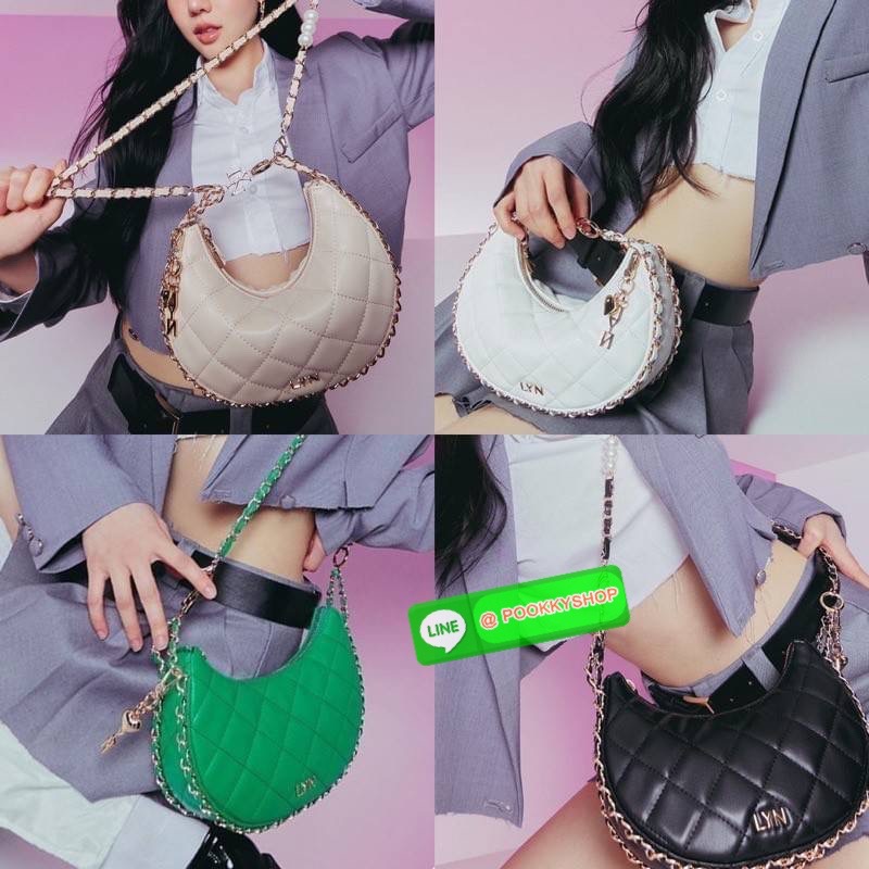Lyn แท้ Outlet New Collection สะพายข้างได้ คล้องไหล่ได้
