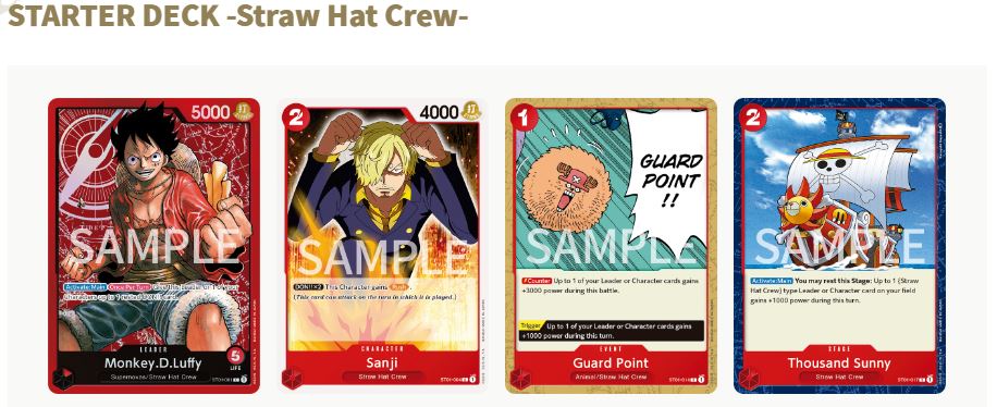 STARTER DECKS -Straw Hat Crew- [ST-01]