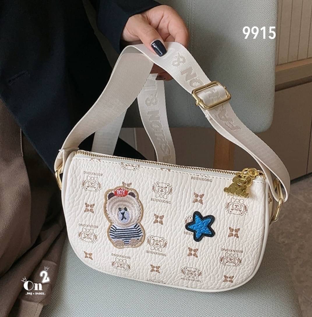 NEW-IN🤎🤎ใบนี้น่ารักมากค่ะ งานสไตล์แบรนด์ งานซิปสุดฮิต งานคุณภาพเช่นเคย มาพร้อมสายยาวครอสบอดี้ พกใบเดียวจบแนะนำเลยค่า✨