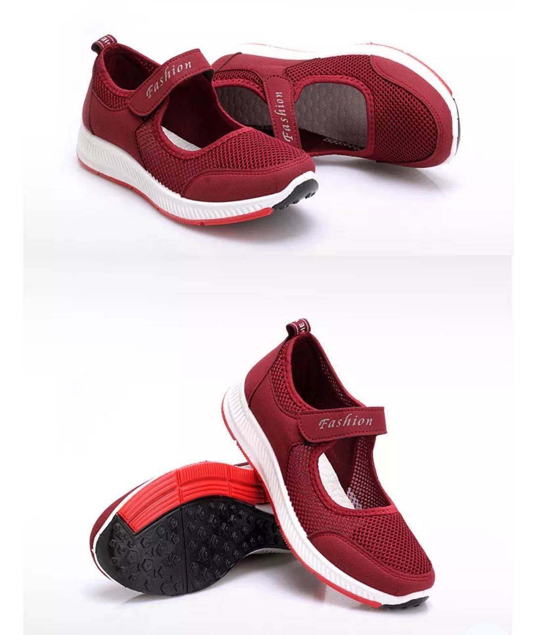 งานตาข่ายเพื่อสุขภาพในตำนาน พร้อมส่งเลยค่ะ 👟รองเท้าเพื่อสุขภาพเท้า ช่วยลดแรงกระแทก ช่วยป้องกันกระดูกส้นเท้าคดงอ พื้นนุ่ม กันลื่น น้ำหนักเบา ระบายอากาศได้ดี สามารถใส่เล่นกีฬา ใส่วิ่ง ใส่เดิน หรือใส่เที่ยวได้ ด้วยดีไซน์ทรงแฟชั่นทันสมัย ใส่ได้ทั้งวัย