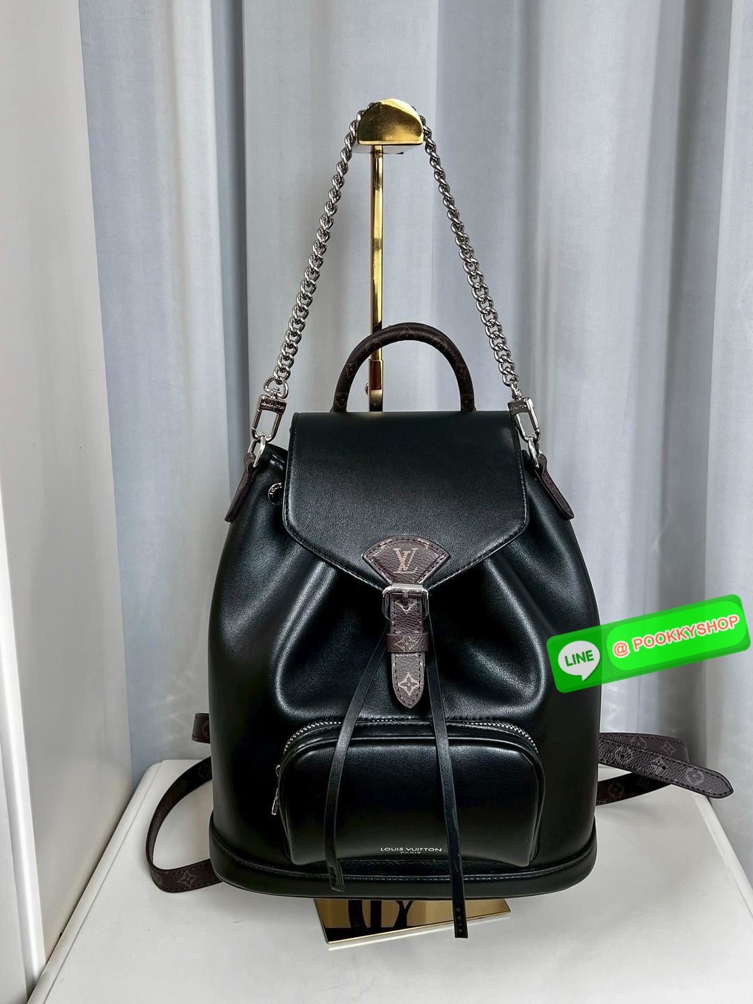 *สินค้าเข้าใหม่** สวยทะลุมิติไปเล๊ยยค่าา สวยยันเงา สวยวางไม่ลงจริงๆค่าสาวๆ! #คุณค่าที่คู่ควร❤️ LOUIS MONTSOURIS VIBE HANDBAG//BACKPACK LEATHER BAG((vip duty freeตปท.)) 🔖พร้อมส่ง! ไม่ทันรอบนี้ รอบหน้ารอนานจริงๆค่าา! ✔️กับกระเป๋าหนังแท