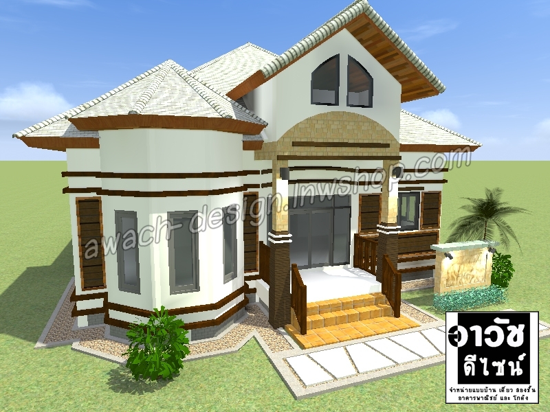 C0928 แบบบ้านชั้นเดียว 3 ห้องนอน