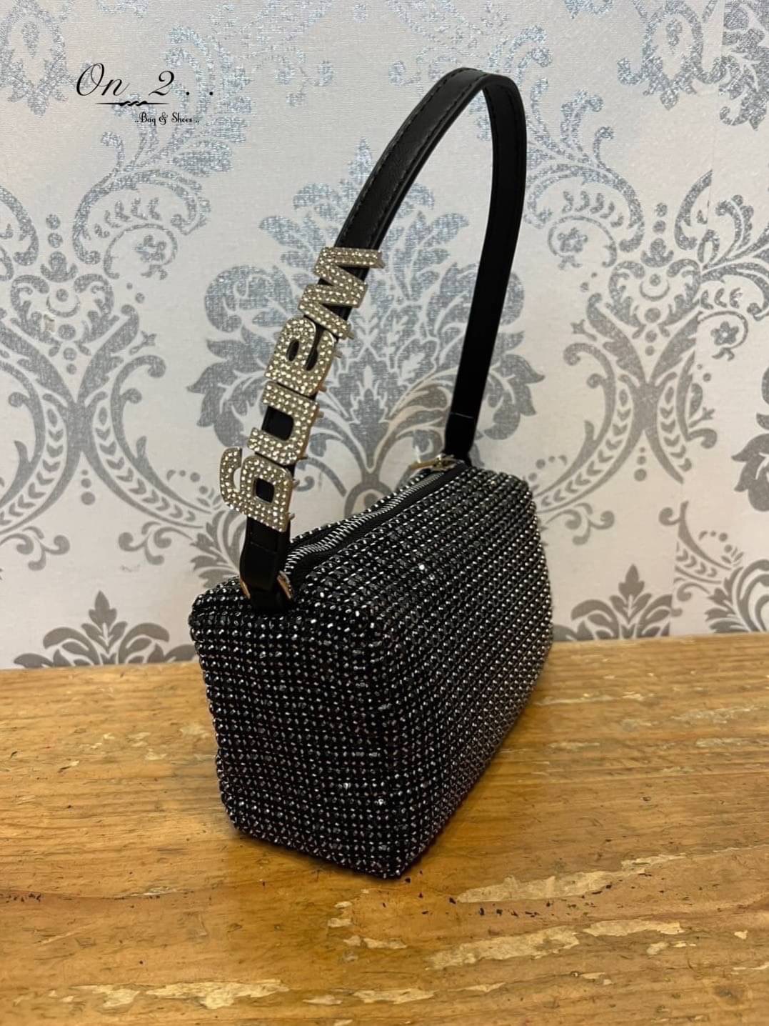 🔥💯 New Arrival 💯🔥 Crystal “WANG” with Crossbody Bag