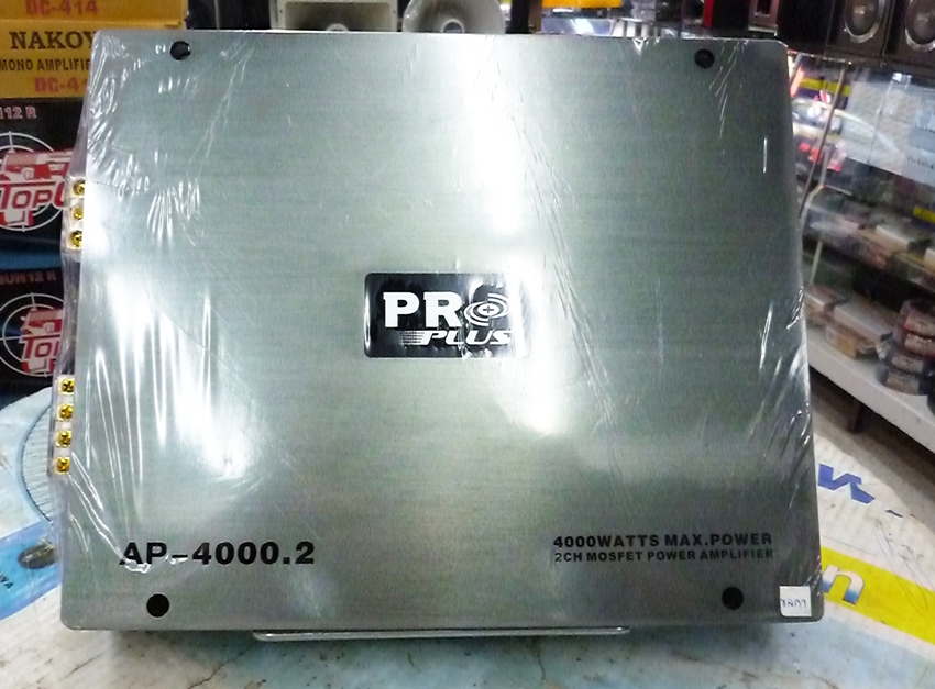 เพาเวอร์แอมป์ รถยนต์ PRO PLUS 4000W 2 CH
