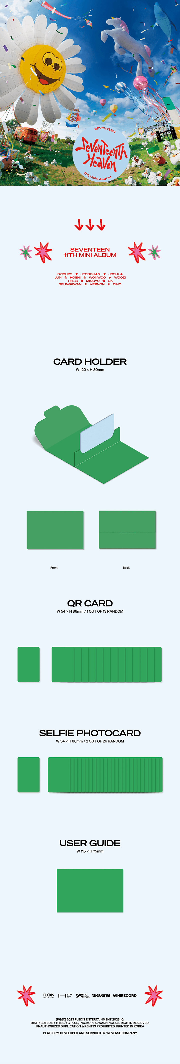 SEVENTEEN 11th Mini Album SEVENTEENTH HEAVEN