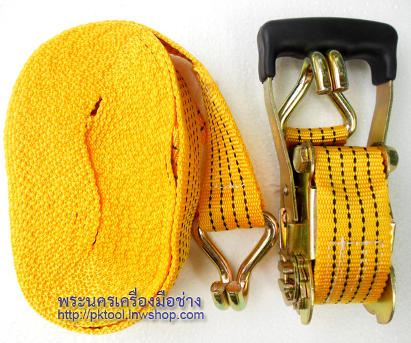 สายรัดโพลีเอสเตอร์พร้อมหัวโยก Eagle One ขนาด 2" x 10m. (สายรัดกระบะรถ)