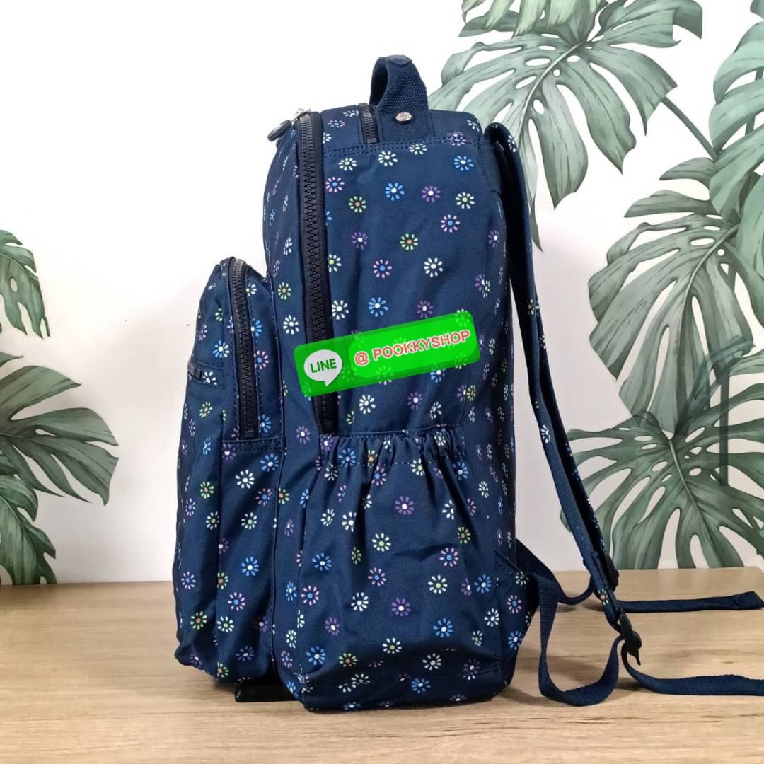 KIPLING Seoul Large 15" Laptop Backpack กระเป๋าเป้สะพายหลัง วัสดุด้านนอก Nylon ซับใน Polyester รุ่นใหม่เหมาะสำหรับเดินทางระยะสั้น จะซื้อใช้เองหรือมอบเป็นของขวัญก็สวยถูกใจผู้รับค่ะ💖