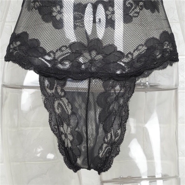 ชุดเซ็กซี่ ชุดวันพีซ เต็มตัว ผ้าซีทรู ขอบเล่นลายลูกไม้ สีดำ ผ้านุ่ม ใส่สบาย สวยเซ็กซี่ และเปรี้ยวจี๊ดส์มากๆ คะ ขนาด free size (เนื้อผ้ายืดหยุ่นได้มากเลยคะ)