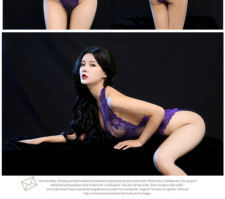 ชุดเซ็กซี่ ชุดวันพีซ เต็มตัว ผ้าซีทรู ขอบเล่นลายลูกไม้ สีม่วง ผ้านุ่ม ใส่สบาย สวยเซ็กซี่ และเปรี้ยวจี๊ดส์มากๆ คะ ขนาด free size (เนื้อผ้ายืดหยุ่นได้มากเลยคะ)