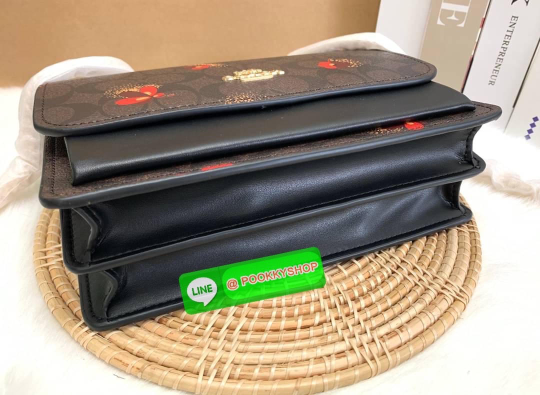 💥NEW IN💥 🌈สวยมากๆ อยากให้ได้ไปจริงๆจ้าา😘COACH KLARE CROSSBODY IN SIGNATURE CANVAS WITH POP FLORAL PRINT ((C5797)) พร้อมส่งที่ไทย สวยมากๆค่ะ🌺